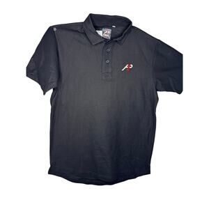 A1 Padel Golf Polo Shirt Men's Short Sleeve Casual Size Small Color Black